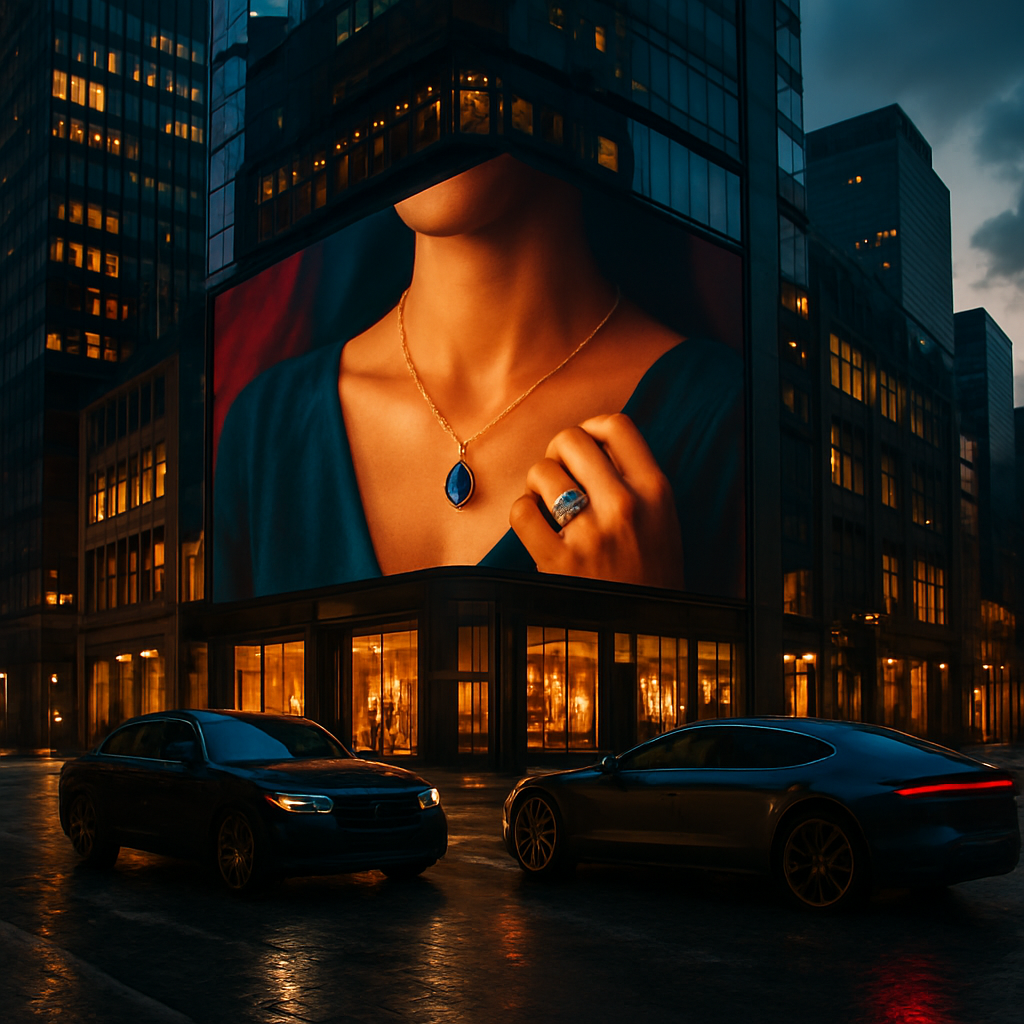 Digital Out-of-Home Advertising for Luxury Brands: DOOH Affluent Location Targeting
