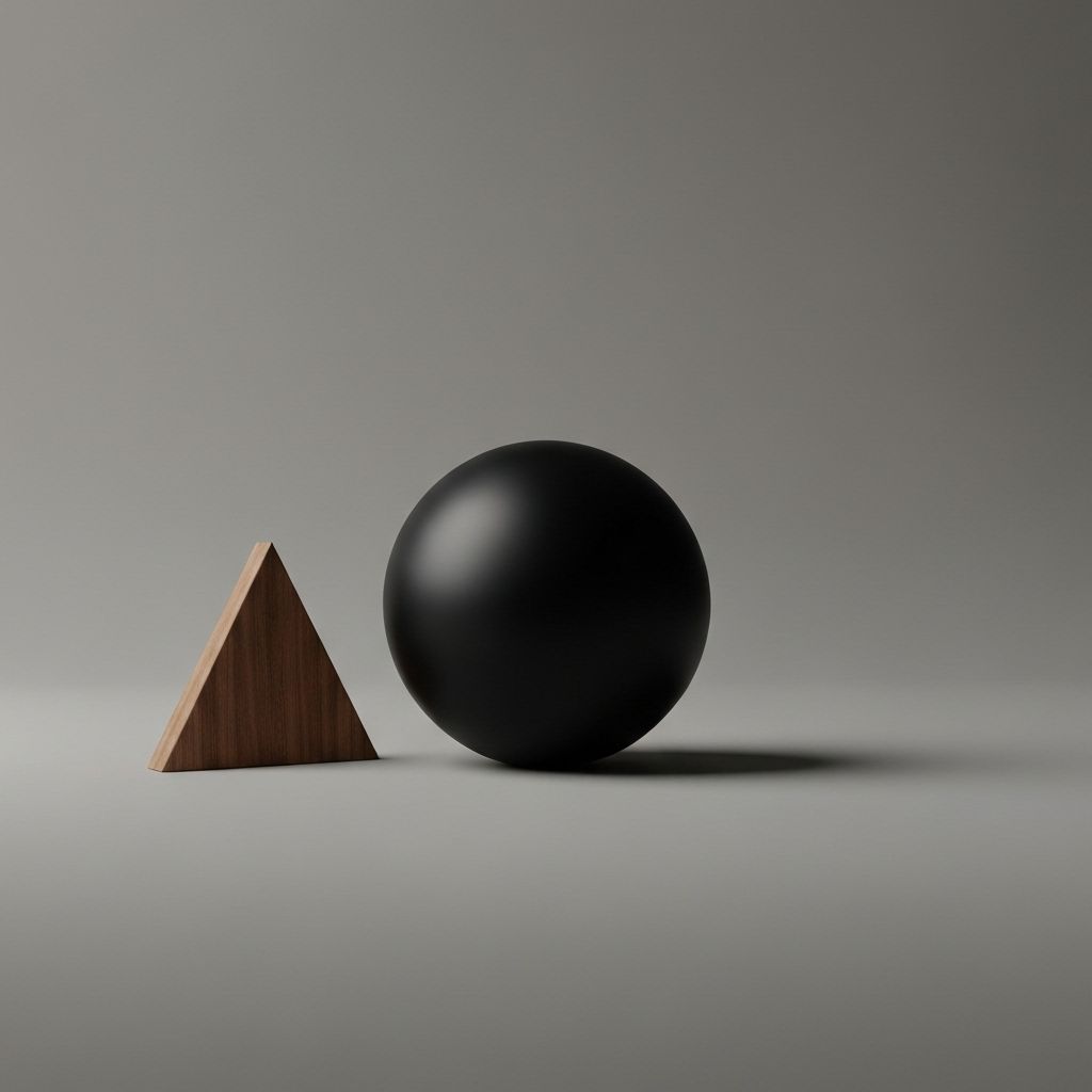 Minimalist geometric composition