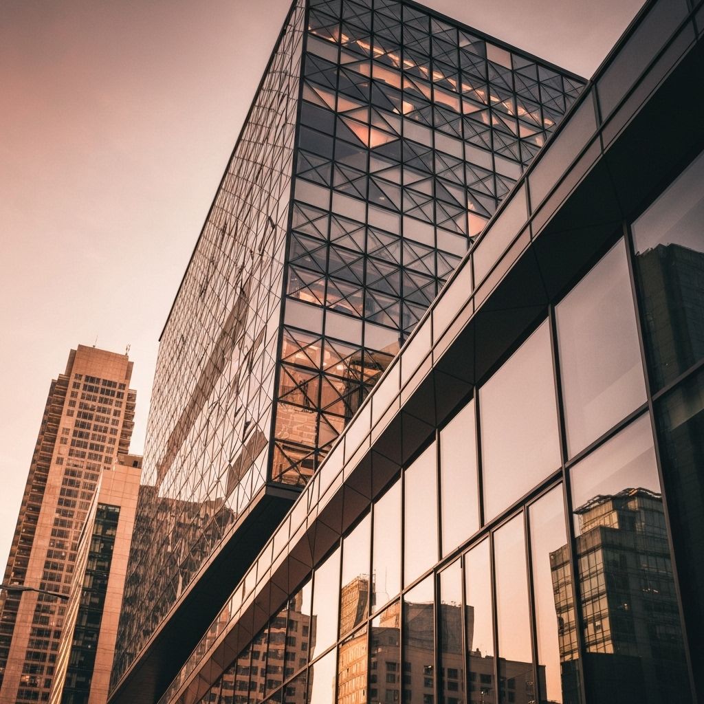 Modern architecture representing precision