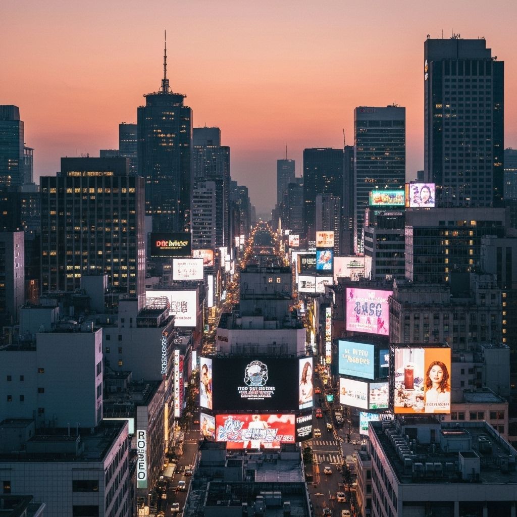 Urban billboard advertising